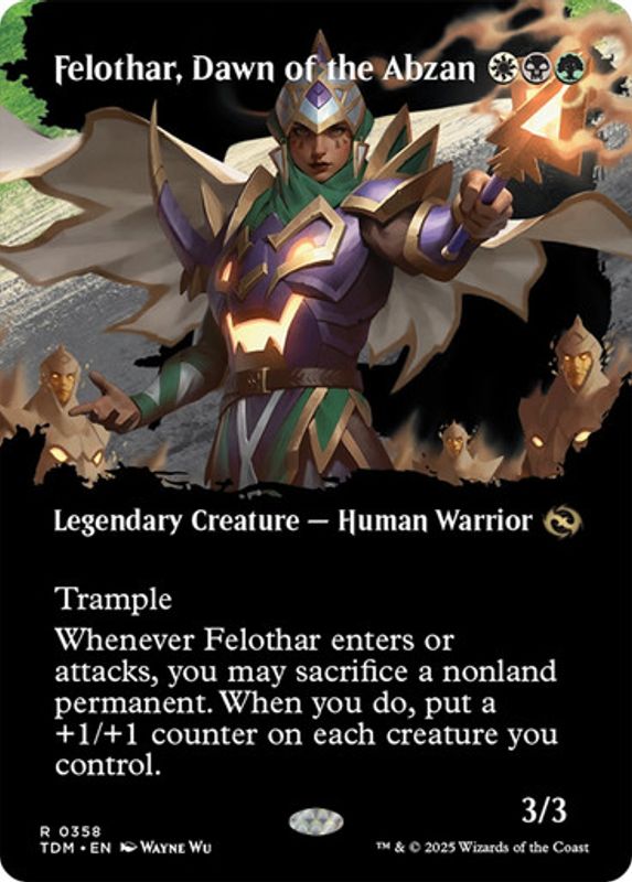 Felothar, Dawn of the Abzan (Borderless)